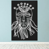 Toile Masque tribal (Insitu (Plancher de Bois))