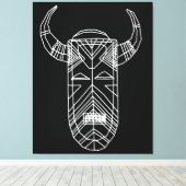 Toile Masque tribal (Insitu (Plancher de Bois))