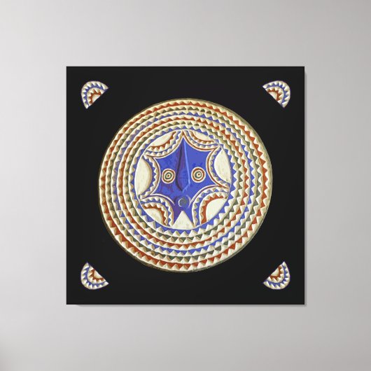 Toile Masque tribal africain (Recto)