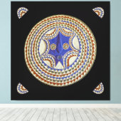 Toile Masque tribal africain (Insitu (Plancher de Bois))