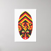 Toile Masque tribal autochtone (Recto)