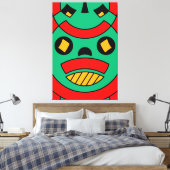 Toile Masque tribal effrayant (Insitu(Chambre))