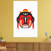 Toile Masque tribal Goli (Insitu(Salon))