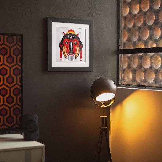 Toile Masque tribal Goli