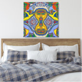 Toile Masque tribal Shaman (Insitu(Chambre))