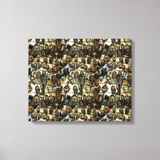 Toile Masques africains (Recto)