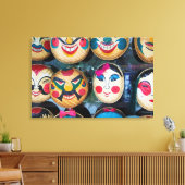 Toile Masques de Hanoï au marché (Insitu(Salon))