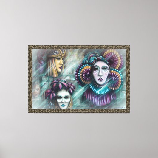 Toile Masques de Venise (Recto)