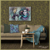 Toile Masques de Venise