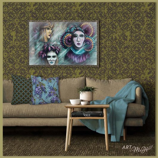 Toile Masques de Venise