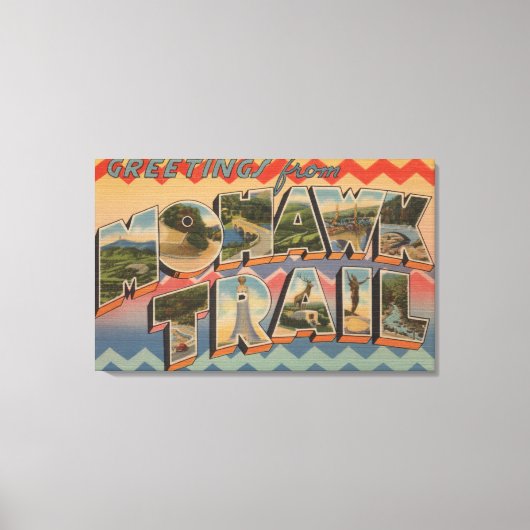 Toile Massachusetts - Salutations de Mohawk Trail 2 (Recto)