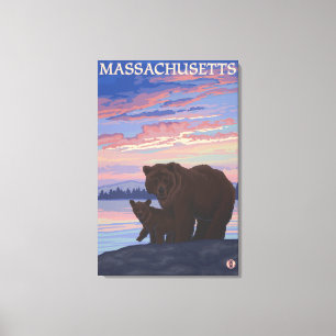 Toile MassachusettsBear et CUB