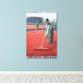 Toile MassachusettsCranberry Bog Harvest (Insitu (Plancher de Bois))