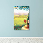 Toile MassachusettsScène Pays Vins (Insitu (Plancher de Bois))