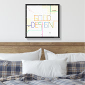 Toile Massimo Vignelli Bon Design Canvas (Insitu(Chambre))