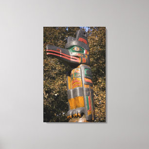 Toile Mât totem dans un parc à Ottawa, Ontario, Canada