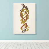 Toile Mathematically Aligned Sculpture  (Insitu (Plancher de Bois))