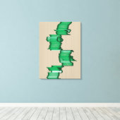 Toile Mathematically Aligned Sculpture  (Insitu (Plancher de Bois))