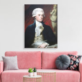 Toile Mather Brown Portrait de Thomas Jefferson (Insitu(Salon))