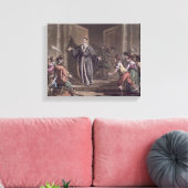 Toile Mathieu Mole (1584-1656) harangued by the people, (Insitu(Salon))