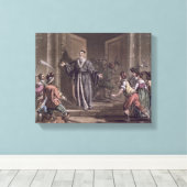 Toile Mathieu Mole (1584-1656) harangued by the people, (Insitu (Plancher de Bois))