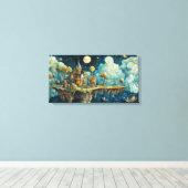 Toile Matin à Sky Island (Insitu (Plancher de Bois))