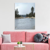 Toile Matin au bord du lac (Insitu(Salon))