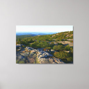 Toile Matin au sommet du mont Cadillac à Acadia