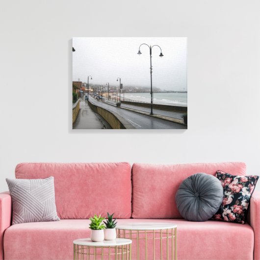 Toile Matin Brumeux à Scarborough (Insitu(Salon))
