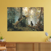 Toile Matin dans une forêt de pins (Insitu(Salon))