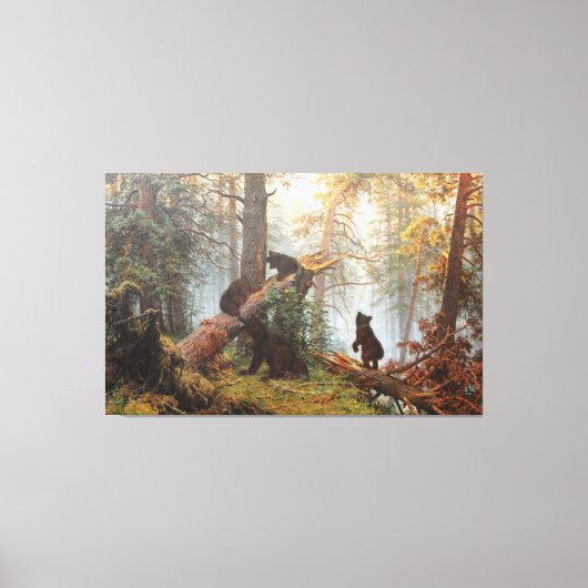 Toile Matin dans une pinède (Recto)