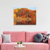 Toile matin d'automne au parc et étang de marthaler (Insitu(Salon))