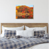 Toile matin d'automne au parc et étang de marthaler (Insitu(Chambre))