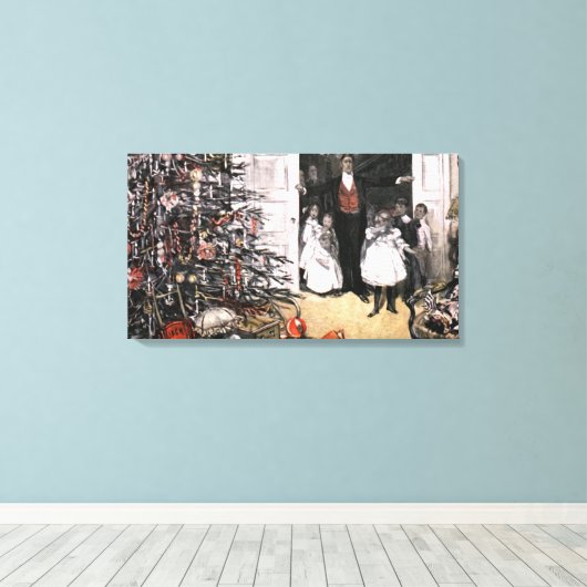 Toile Matin de Noël victorien (Insitu (Plancher de Bois))