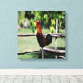 Toile Matin du coq (Insitu (Plancher de Bois))
