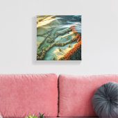 Toile Matin Mist au-dessus des collines (Insitu(Salon))