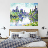Toile Matin sur la Seine, par Claude Monet (Insitu(Chambre))