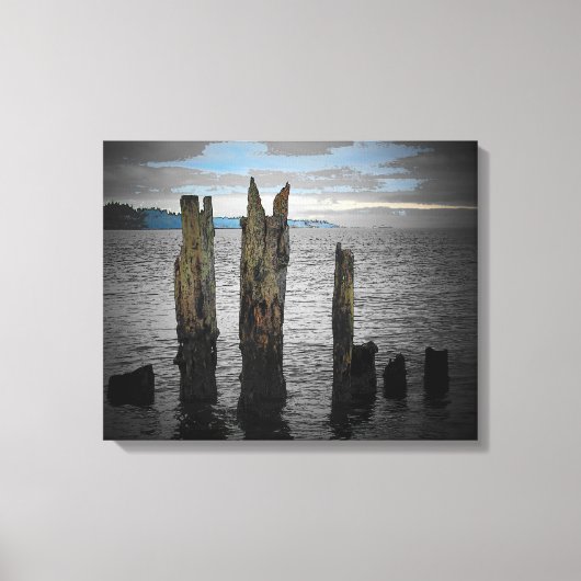 Toile Matin sur le Puget Sound par djoneill (Recto)