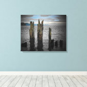 Toile Matin sur le Puget Sound par djoneill (Insitu (Plancher de Bois))