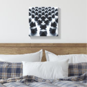 Toile Matrice géométrique minimaliste moderne - Abstrait (Insitu(Chambre))