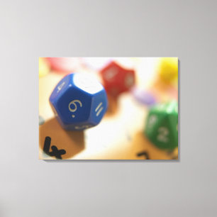 Toile Matrices sur le jeu de maths