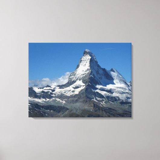 Toile Matterhorn Suisse Alpes Enveloppé Canvas (Recto)