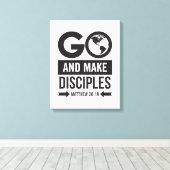 Toile Matthew 28:19 (Insitu (Plancher de Bois))