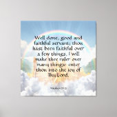 Toile Matthieu 25:21 (Recto)