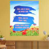Toile Matthieu 7:7 Bible Verse KJV Pic Wall Art (Insitu(Salon))