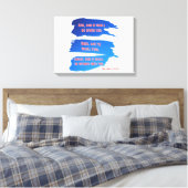 Toile Matthieu 7:7 Bible Verse KJV Wall Art (Insitu(Chambre))
