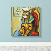 TOILE MAU ÉGYPTIEN-PHARAON (Insitu (Plancher de Bois))