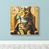 TOILE MAU ÉGYPTIEN-PHARAON 4 (Insitu (Plancher de Bois))