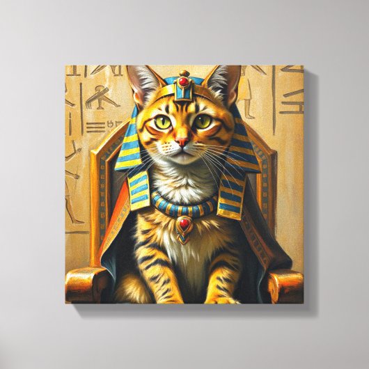 TOILE MAU ÉGYPTIEN-PHARAON 4 (Recto)