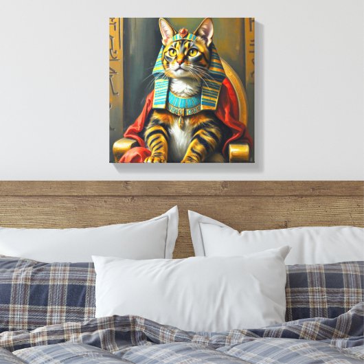 TOILE MAU ÉGYPTIEN-PHARAON 5 (Insitu(Chambre))